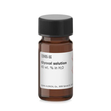 Sigma-Aldrich 128465 Glyoxal solution 40 wt. % in H2O CAS No.: 107-22-2 3 kg
