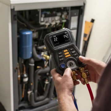 PCE HVAC 10 Basınç Ölçer Soğutma Sistemlerinde ve Isı Pompalarında Basınç ve Sıcaklığı Belirlemek için