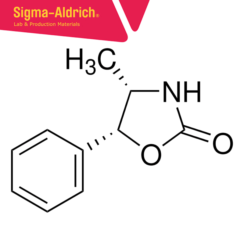 Sigma-Aldrich 340529 (4S,5R)-(−)-4-Methyl-5-phenyl-2-oxazolidinone 99% CAS No.: 16251-45-9 5 gr