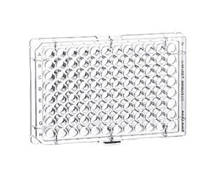 greiner BIO-ONE 655180 Hücre Kültürü için CELLCULTURE MICROPLATE, 96 WELL, PS, F-BOTTOM (CHIMNEY WELL), CLEAR, CELLSTAR®, TC, LID WITH CONDENSATION RINGS, STERILE, SINGLE PACKED 100 Adet / Koli