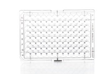 greiner BIO-ONE 655180 Hücre Kültürü için CELLCULTURE MICROPLATE, 96 WELL, PS, F-BOTTOM (CHIMNEY WELL), CLEAR, CELLSTAR®, TC, LID WITH CONDENSATION RINGS, STERILE, SINGLE PACKED 100 Adet / Koli