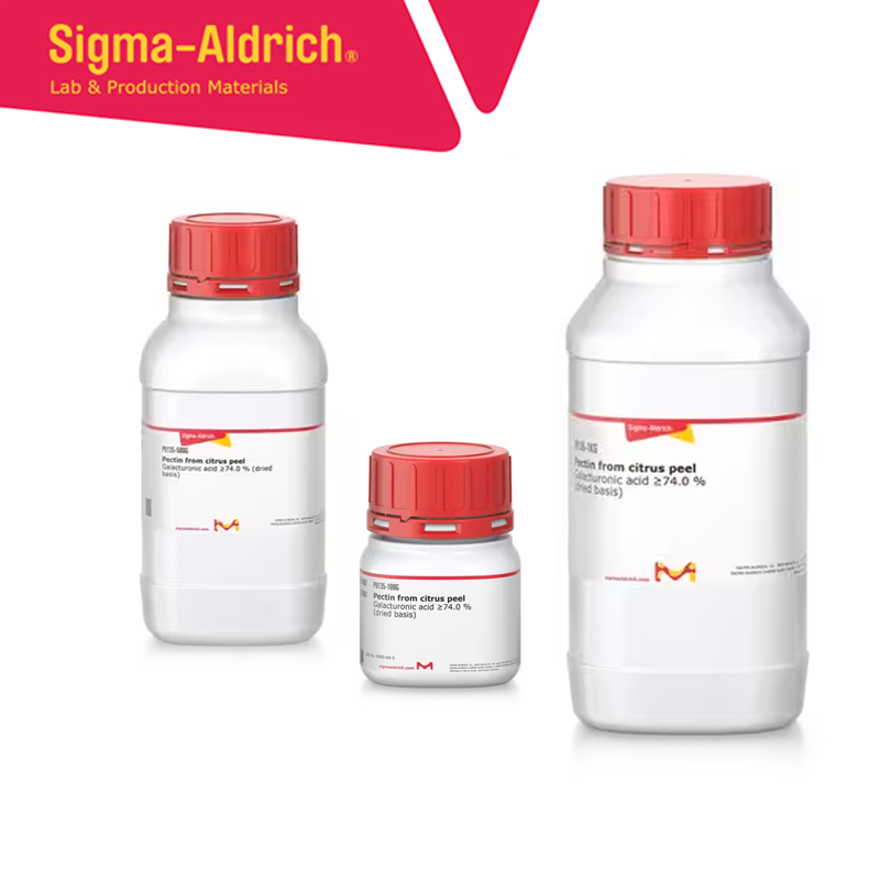 Sigma-Aldrich P9135 Pectin from citrus peel Galacturonic acid ≥74.0 % (dried basis) CAS No.: 9000-69-5 500 gr