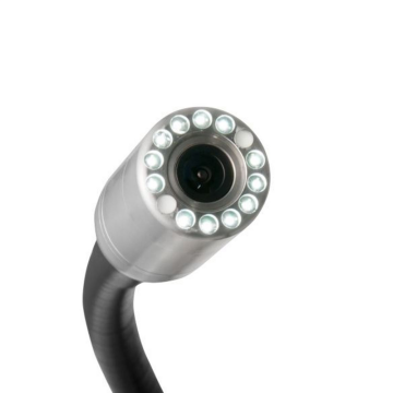 PCE IVE 330 Boroskop Kamera Uzunluğu: 320 mm, Kamera Çapı: 23 mm, Esnek kamera başlığı, 8 inç LCD Monitör, Hafıza Fonksiyonu