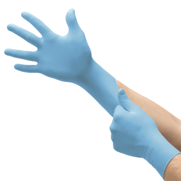 Ansell MICROFLEX™ 92-134 Tek Kullanımlık Nitril Eldiven EN ISO 21420:2020, EN 455 Uygun FDA Onaylı Large 100 Adet/Kutu
