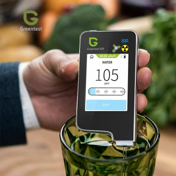 Greentest Eco 6 Et Balık Sebze ve Meyvelerde Nitrat ve Arka Plan Radyasyon ve Sularda Sertlik Ölçer 0 - 9999 mg/kg / 0 - 9,99 µSv/h (999,9 µSv/h) / 0 - 9999 mg/l