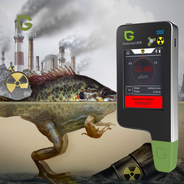 Greentest Eco 6 Et Balık Sebze ve Meyvelerde Nitrat ve Arka Plan Radyasyon ve Sularda Sertlik Ölçer 0 - 9999 mg/kg / 0 - 9,99 µSv/h (999,9 µSv/h) / 0 - 9999 mg/l