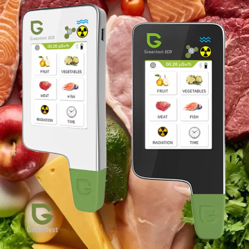 Greentest Eco 4F Et Balık Sebze ve Meyvelerde Nitrat ve Arka Plan Radyasyon Ölçer 0 - 9999 mg/kg / 0 - 9,99 µSv/h (999,9 µSv/h)