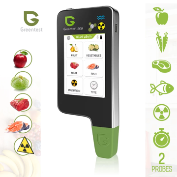 Greentest Eco 4F Et Balık Sebze ve Meyvelerde Nitrat ve Arka Plan Radyasyon Ölçer 0 - 9999 mg/kg / 0 - 9,99 µSv/h (999,9 µSv/h)