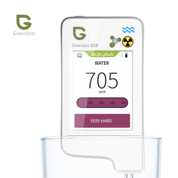 Greentest Eco 6 Et Balık Sebze ve Meyvelerde Nitrat ve Arka Plan Radyasyon ve Sularda Sertlik Ölçer 0 - 9999 mg/kg / 0 - 9,99 µSv/h (999,9 µSv/h) / 0 - 9999 mg/l