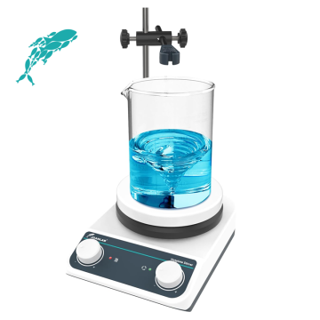 JOANLAB HS5 Isıtıcılı Manyetik Karıştırıcı (Stand ve Prob Hariç) 200... 1500 rpm / 2 L / 260 °C / 200 W