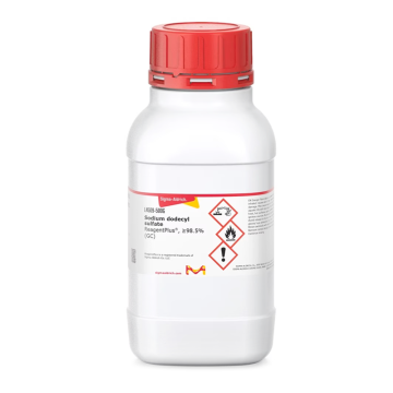 Sigma-Aldrich L4509 Sodium dodecyl sulfate ReagentPlus®, ≥98.5% (GC) CAS No.: 151-21-3 250 gr