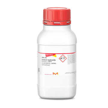 Sigma-Aldrich S8045 Sodium hydroxide BioXtra, ≥98% (acidimetric), pellets (anhydrous) CAS No.: 1310-73-2 500 gr