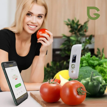 Greentest Mini Eco Et Balık Sebze ve Meyvelerde Nitrat ve Arka Plan Radyasyon ve Sularda Sertlik Ölçer 0 - 9999 mg/kg / 0 - 9,99 µSv/h (999,9 µSv/h) / 0 - 999 mg/l