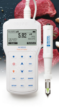 HANNA HI98163 Et pH Metresi FSMA Onaylı   -2.0 pH... +20.0 pH