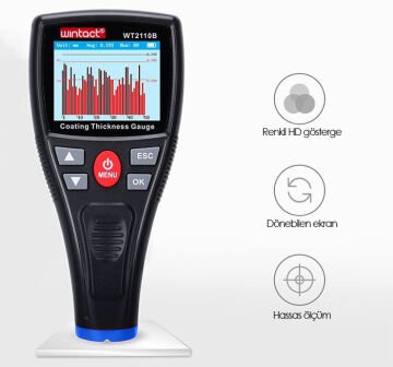 LT WT2110B Boya Kalınlık Ölçer 0... 1500 µm / 0... 59 mil / 0... 1,5 mm