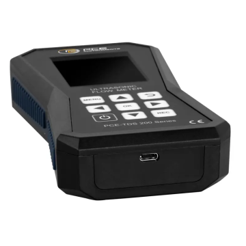 PCE TDS 200+ M-ICA Ultrasonik Debimetre ve Sıcaklık Ölçer ISO kalibrasyon Sertifikalı DN 50… 700 / 57... 720 mm / ±32 m/s