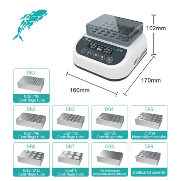 JOANLAB DB100 Isıtıcı Kuru Blok İnkübatörü RT+5... 100 °C
