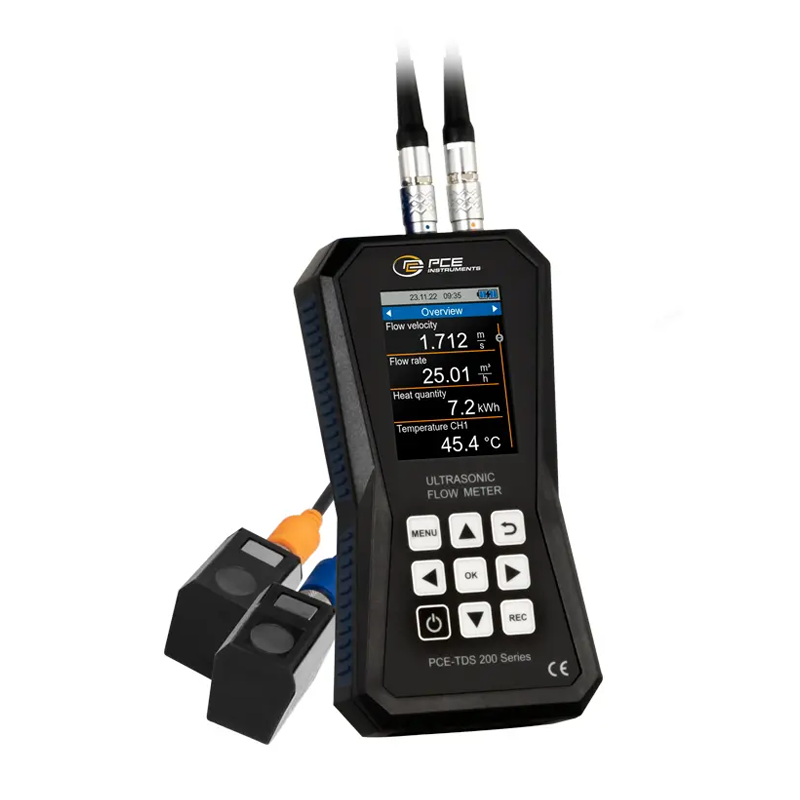 PCE TDS 200 S-ICA Ultrasonik Debimetre DN 15… 100 / 20… 108 / ±32 m/s