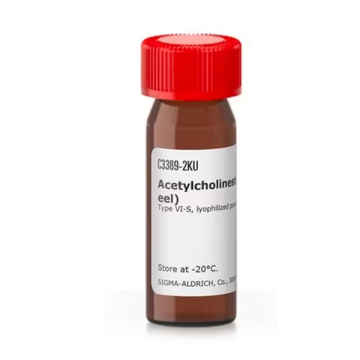 Sigma-Aldrich C3389 Acetylcholinesterase from Electrophorus electricus (electric eel) Type VI-S, lyophilized powder, 200-1,000 units/mg protein 2000 Units