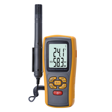 LT Benetech GM1361 Problu Sıcaklık ve Nem Ölçer -10... +50 °C / 5%... 95.0% RH / K Tipi Prob ile -30 . . . +1000 °C
