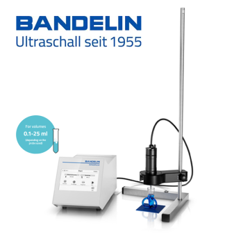 BANDELIN Sonopuls HD 5020 Ultrasonik Homojenizatör (Sonikatör) 30 kHz 20 W + Stand