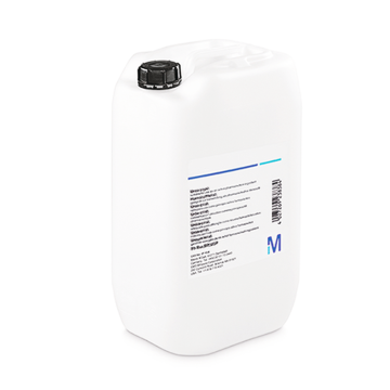 Merck 100731 Sulfuric Acid 95-97% for analysis EMSURE® ISO. Cas 7664-93-9, EC Number 231-639-5, Chemical Formula H₂So₄.  25 L