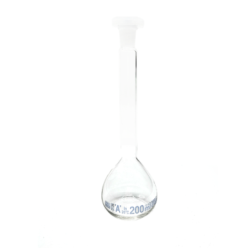 Borucam Balon Joje Şeffaf Plastik Kapaklı Mavi Skala A Class NS 14/23 - 200 mL