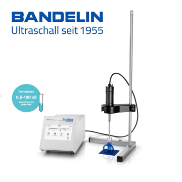 BANDELIN Sonopuls HD 5050 Ultrasonik Homojenizatör (Sonikatör) 20 kHz 50 W + Stand