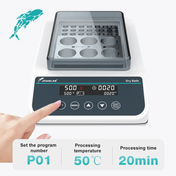 JOANLAB DB100-2P Çift Isıtma Bloklu Kuru Blok Isıtıcı RT+5... 100 °C