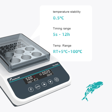 JOANLAB DB100-2P Çift Isıtma Bloklu Kuru Blok Isıtıcı RT+5... 100 °C