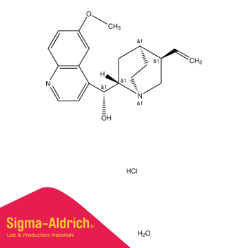 Sigma-Aldrich Q1125 Quinine hydrochloride dihydrate 99-101% (titration), potassium channel blocker CAS No.: 6119-47-7 10 gr