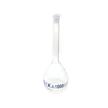 Borucam Balon Joje Şeffaf Plastik Kapaklı Mavi Skala A Class NS 24/29 - 1000 mL