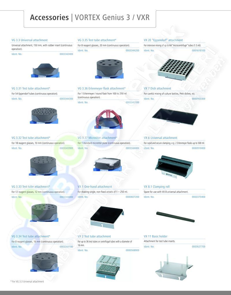 IKA VORTEX 3 Tüp Karıştırıcı 2500 rpm / 0.4 kg / Orbital