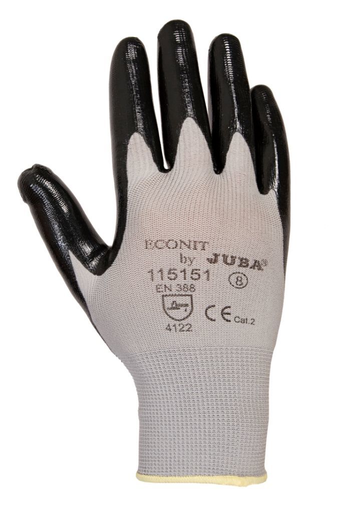 Juba 115151/9 Dikişsiz Nylon + Nitril Eldiven large