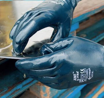 Juba Ac5-440Fc  Nitril Kaplı Dikişsiz Nylon Eldiven