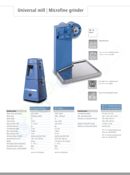 IKA Mf 10 Basic Microfine grinder Drive Değirmen