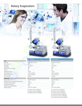 IKA RV 10 Digital V Rotary Evaporatör ''Dik Tip Kondenser, 1500 cm² Soğutma Yüzeyi / 4 L Banyo Hacmi / 180 °C'ye kadar Isıtma / Otomatik Lift / 5...280 rpm