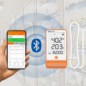Elitech GSP-6 Pro Kablolu Sıcaklık ve Nem Veri Kaydedici Datalogger -40... +85 °C / 0%... 100% RH / 100.000 Veri