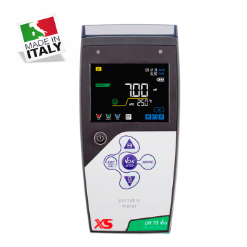 XS pH 70 Vio Portatif pH Metre GIDA için 2 Pore T DHS digital Elektrod ile