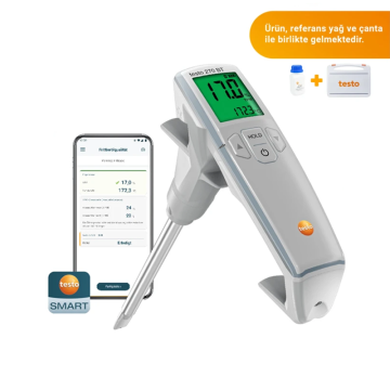 Testo 270 BT Kızartma Yağı Ölçüm Cihazı HACCP NSF %0.0... %40.0 TPM / -40… +200 °C