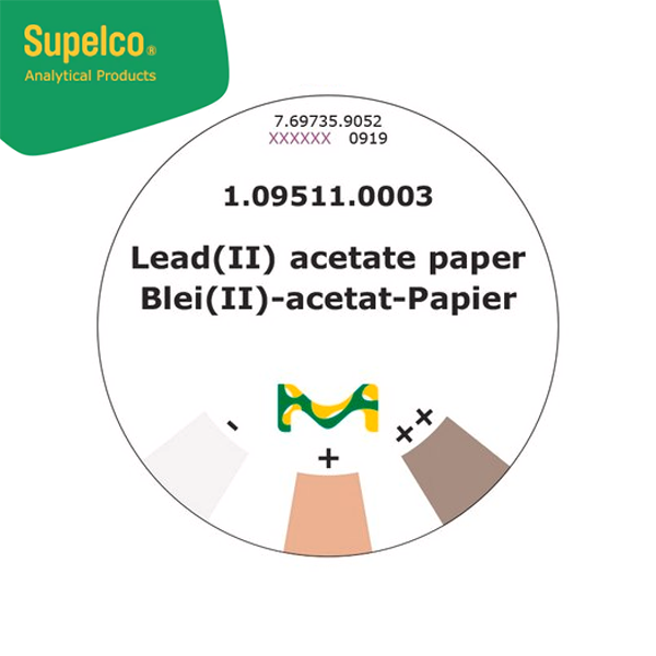Merck 109511 Lead(II)acetate paper roll L 4.8 m, MQuant®