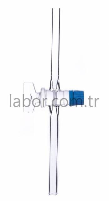 Borucam İki Yollu Cam Musluk NS 19/38