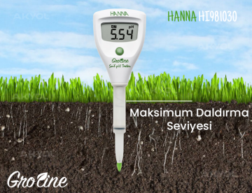 HANNA HI 981030 groline Toprak pH Metresi  0.0... 14.0 pH