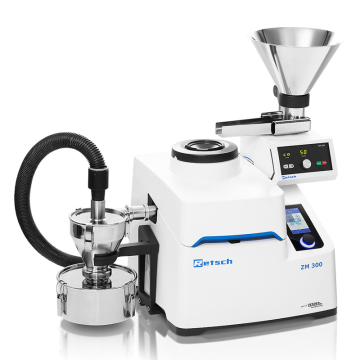 Retsch ZM 300 Ultra Santrifüj Değirmen  Besleme Malzemesi: Yumuşak, Orta Sert, Kırılgan, Lifli Malzeme Giriş Büyüklüğü: < 10 mm Çıkış Büyüklüğü: < 40 Um
