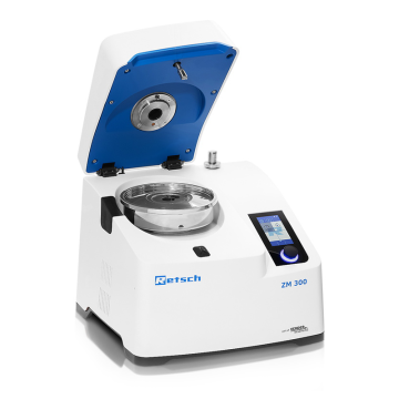 Retsch ZM 300 Ultra Santrifüj Değirmen  Besleme Malzemesi: Yumuşak, Orta Sert, Kırılgan, Lifli Malzeme Giriş Büyüklüğü: < 10 mm Çıkış Büyüklüğü: < 40 Um
