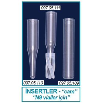 ISOLAB İnsert - 0,2 ml - Dibi Konik - Dış Çap: 6,0 mm, Dış Yükseklik: 31,0 mm