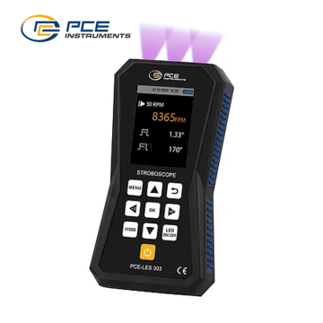 PCE LES 303UV-365 Stroboskop 60... 300000 FPM 365 nm 3 Yüksek Güçlü UV LED