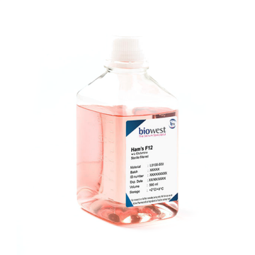 biowest L0135 Ham's F12 w/ L-Glutamine 500 mL