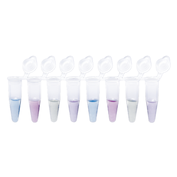 ISOLAB PCR Şeridi - Monteli Düz Kapaklı - 8 x 0,2 ml Tüp Şeridi - 120 Adet/Koli