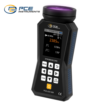 PCE LES 308UV-385 Stroboskop 60... 300000 FPM 365 nm 8 Yüksek Güçlü UV LED